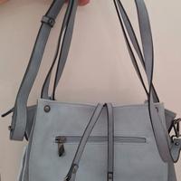 Borsa da donna in pelle color celeste