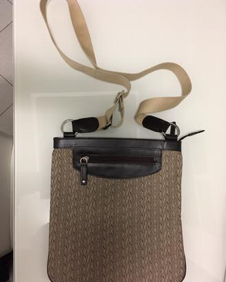 Borsello unisex Pollini nuovo pelle e tessuto