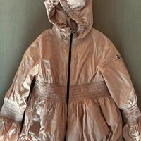 Giacca impermeabile Moncler rosa 4 anni perfetta