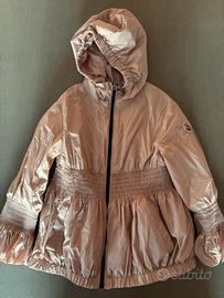 Giacca impermeabile Moncler rosa 4 anni perfetta