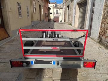 Rimorchio ellebi porta moto