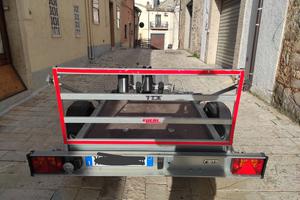 Rimorchio ellebi porta moto