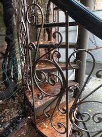 Scala chiocciola ferro