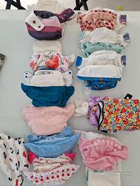 set pannolini lavabili