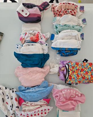 set pannolini lavabili