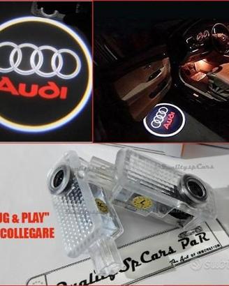 Luci Cortesia con logo LED AUDI A3 A4 A5 A6 A7 Q3