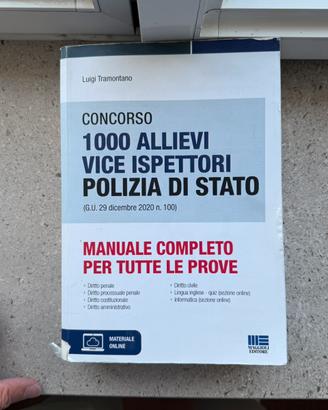 Libro Concorso 1000 Allievi Vice Ispettori