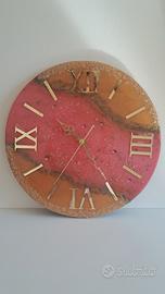 Orologio in resina epossidica 