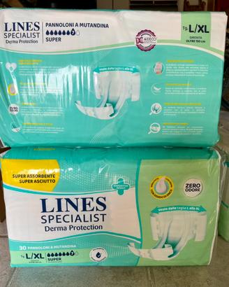 Pannoloni Lines Specialist Derma Protection L/XL