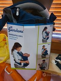 marsupio neonato giordani