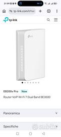TP-Link EB200v Pro (BE3600 Dual-Band Wi-Fi 7 VoIP 