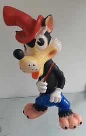 Pupazzo 1960 EZECHIELE Il Lupo Ledraplastic Ledra