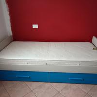 Letto singolo con materasso