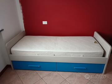 Letto singolo con materasso