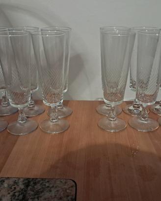 Bicchieri in cristallo da champagne 