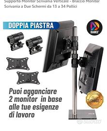 supporto monitor per scrivania verticale 