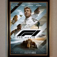 quadro poster film Brad Pitt f1 