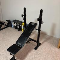 panca decathlon con rack integrato 