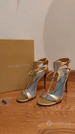 Sandali SERGIO ROSSI - oro metallizzato