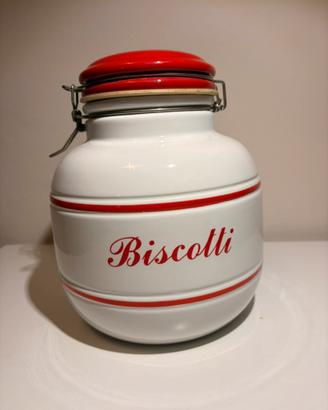 Barattolo biscotti vintage in ceramica