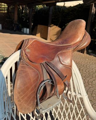 Sella Inglese HKM in Cuoio - Multiuso/Salto