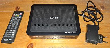 Decoder digitale terrestre i-Can 3900T2 HDMI SCART