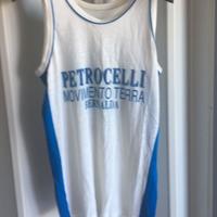 Canotta basket vintage, Petrocelli Movimento Terra