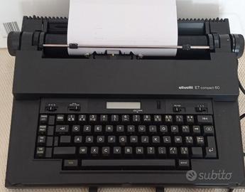 Macchina da scrivere elettronica Olivetti ET Compa