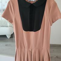 Abito marcato aniye By taglia xs nero e albicocca