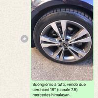 2 Cerchi Mercedes canale 7.5