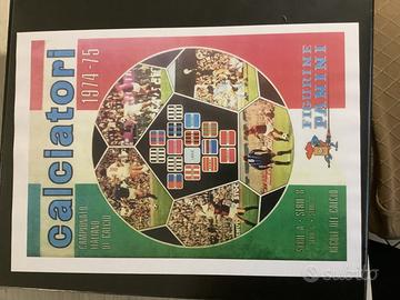 Set calciatori panini 1974-1975 completo