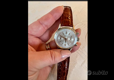 RARITA:GRUENprecision17JEWELSpregiatoCRONOGRAFO'60