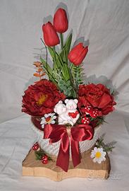 Soprammobile Floreale Decorativo 