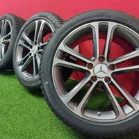 Cerchi Mercedes A B C CLA + TPMS + Gomme 225 45 18