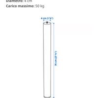 4 gambe per tavolo o scrivania Adils ikea