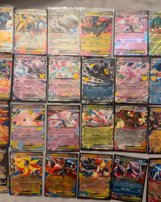 Lotto Carte Pokemon EX Charizard/Gengar/Lucario