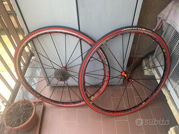 Ruote mavic slrs sis ergal raggi in carbonio