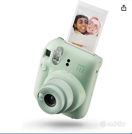 Fujifilm instax mini 12 Mint Green come Nuova