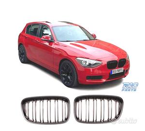 DOPPIE GRIGLIE BMW F20 PRE-LCI 11-15 LOOK M1 NERO 