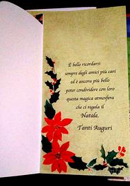 Set di 10 biglietti assortiti Auguri Natale