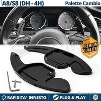 PALETTE Cambio al Volante AUDI A8 D4-4H Leve Nere