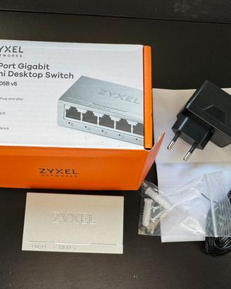 ZYXEL Switch Ethernet 5 Porte Gigabits