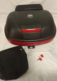 Bauletto GIVI monolock con piastra e schienalino 