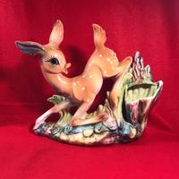 Bambi vaso in ceramica vintage anni 50