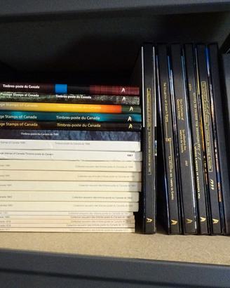 COLLEZIONE 27 LIBRI UFFICIALI CANADA 1977-2002