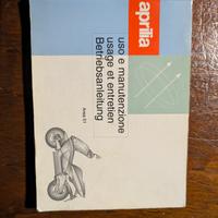 libretto uso e manutenzione Aprilia area51