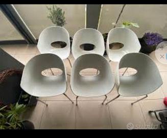 Sedie Sintesi orbit 6 sedie  bianchi  designer