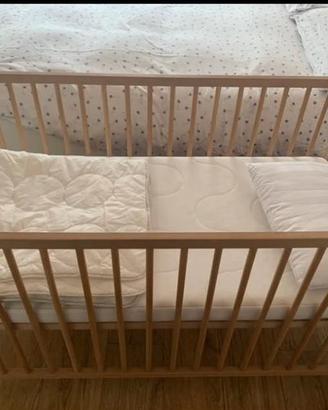 Lettino bimbo SNIGLAR ikea con accessori