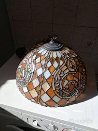 Lampadario Tiffany e 2 Lanterne