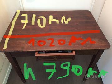 tavolo scrittoio del 900